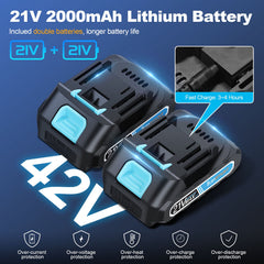 Transmart Cordless Handheld Chainsaw, 21v Small Chainsaw, Electric Chainsaw Electric Chainsaw Rechargeable Battery for Garden and Farm